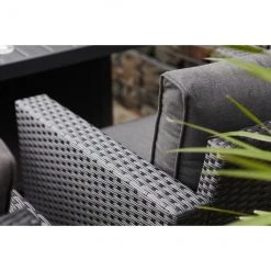 Ensemble de meubles d'extérieur Kelso de Allen + Roth, 5 pièces, gris 8 Ensemble de meubles d'extérieur Kelso de Allen + Roth, 5 pièces, gris -ALLEN + ROTH Soldes Boutique 20235175d L