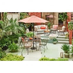 Ensemble bistro pour patio 5 pièces Victor d'Allen + Roth, acier noir avec coussins blanc cassé 9 Ensemble bistro pour patio 5 pièces Victor d'Allen + Roth, acier noir avec coussins blanc cassé -ALLEN + ROTH Soldes Boutique 20235183e L