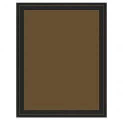 Tapis intérieur/extérieur New Heaven de Allen + Roth brun et noir de 8 pi x 10 pi