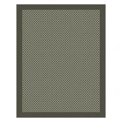 Tapis intérieur/extérieur Allen + Roth gris de 8 pi x 10 pi