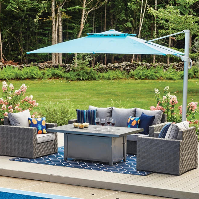 Tapis intérieur/extérieur Allen + Roth de 8 pi x 10 pi 3 Tapis intérieur/extérieur Allen + Roth de 8 pi x 10 pi – Image 3