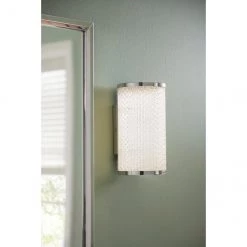 Luminaire de meuble-lavabo allen + roth Charlotte chrome poli à 1 lumière DEL de style moderne/contemporain -ALLEN + ROTH Soldes Boutique 31955405d L