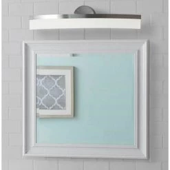 Luminaire de meuble-lavabo allen + roth Lynnpark nickel brossé à 4 lumières DEL de style moderne/contemporain -ALLEN + ROTH Soldes Boutique 31955407d L