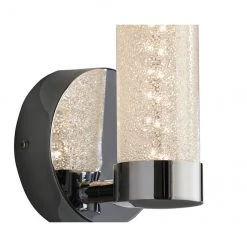 Applique murale de salles de bains allen + roth Caroline chrome poli à 1 lumière DEL de style moderne/contemporain -ALLEN + ROTH Soldes Boutique 31955410c L