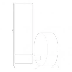 Applique murale de salles de bains allen + roth Caroline chrome poli à 1 lumière DEL de style moderne/contemporain -ALLEN + ROTH Soldes Boutique 31955410e L