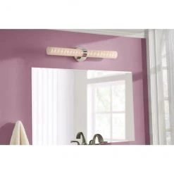 Luminaire de meuble-lavabo allen + roth Caroline chrome à 4 lumières DEL de style moderne/contemporain 6 Luminaire de meuble-lavabo allen + roth Caroline chrome à 4 lumières DEL de style moderne/contemporain -ALLEN + ROTH Soldes Boutique 31955411c L