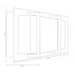 Luminaire pour meuble-lavabo Brighton d'Allen + Roth de style contemporain à 2 lumières DEL, nickel brossé -ALLEN + ROTH Soldes Boutique 31955413e L