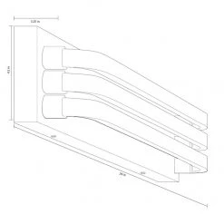 Luminaire pour meuble-lavabo Gatsby d'Allen + Roth de style contemporain à 4 lumières DEL, chrome poli -ALLEN + ROTH Soldes Boutique 31955414e L