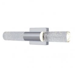 Luminaire de meuble-lavabo Dunnwynn allen + roth, DEL 20 W, 18 po, chrome