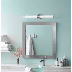 ALLEN + ROTH Applique murale Nukura de Style Selections à 4 lumières DEL, style contemporain, 27 po, nickel brossé -ALLEN + ROTH Soldes Boutique 31955419c L