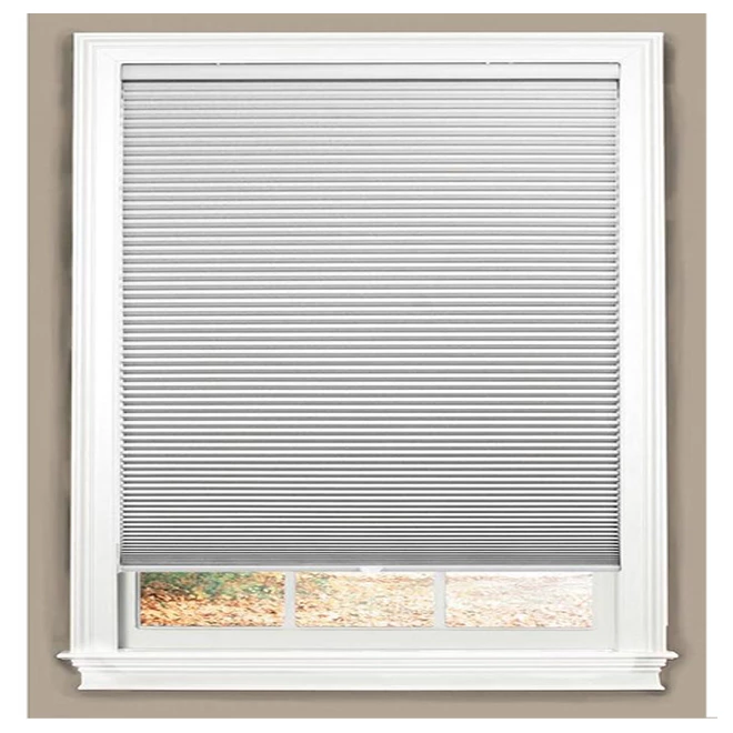 Store sans cordon par Allen + Roth, 48 po x 48 po, blanc 1 Store sans cordon par Allen + Roth, 48 po x 48 po, blanc