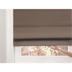 ALLEN + ROTH Store romain coupe-lumière en tissu, 72" x 72", beige 5 ALLEN + ROTH Store romain coupe-lumière en tissu, 72" x 72", beige -ALLEN + ROTH Soldes Boutique 330625831 AlternateImage1 l