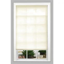 ALLEN + ROTH Store plissé filtrant, 29,5" x 72", polyester, écru