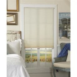 ALLEN + ROTH Store plissé filtrant, 72" x 64", polyester, écru -ALLEN + ROTH Soldes Boutique 330627459 AlternateImage2 l