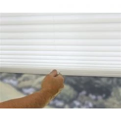 ALLEN + ROTH Store filtre lumineux, 50,5" x 64", polyester, blanc -ALLEN + ROTH Soldes Boutique 330628033 AlternateImage1 l