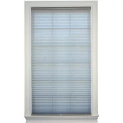 ALLEN + ROTH Store filtre lumineux, 66" x 64", polyester, gris