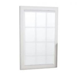 ALLEN + ROTH Store alvéolaire filtrant, 52,5" x 64", blanc