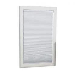 ALLEN + ROTH Store alvéolaire obscur, 29,5" x 72", polyester, blanc