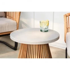 Ensemble à café extérieur 3 pièces Allen + Roth en acier et en osier -ALLEN + ROTH Soldes Boutique 41355055e L