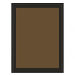 Tapis extérieur New Haven Allen + Roth, polypropylène, 5 pi x 7 pi, brun et noir