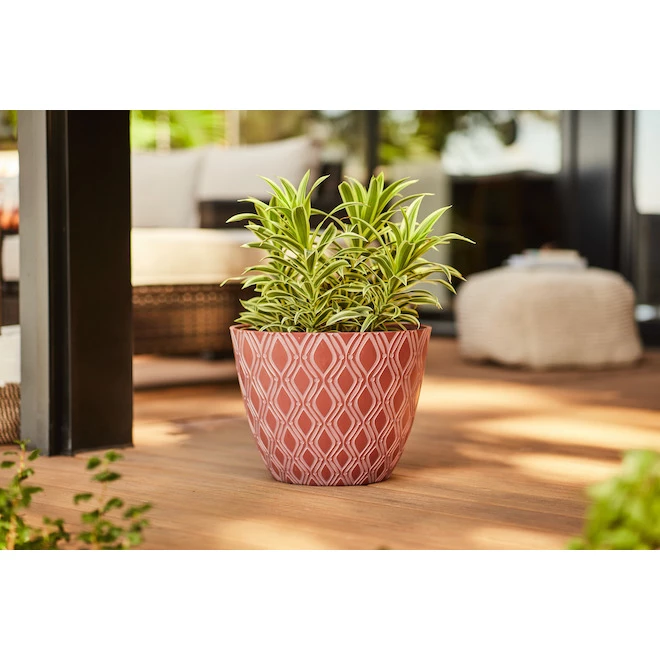 Jardinière auburn Lapidus de Allen + Roth de 15,1 po L x 12 po H en résine (1/pqt) 2 Jardinière auburn Lapidus de Allen + Roth de 15,1 po L x 12 po H en résine (1/pqt) – Image 2