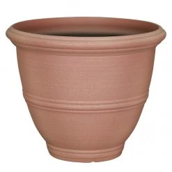 Jardinière couleur birque Allen + Roth de 14,3 po L x 12,9 po H en résine (1/pqt)