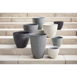 Pot de fleurs Allen + Roth en imitation béton, 16,4 po x 14,3 po, noir 6 Pot de fleurs Allen + Roth en imitation béton, 16,4 po x 14,3 po, noir -ALLEN + ROTH Soldes Boutique 44335100c L