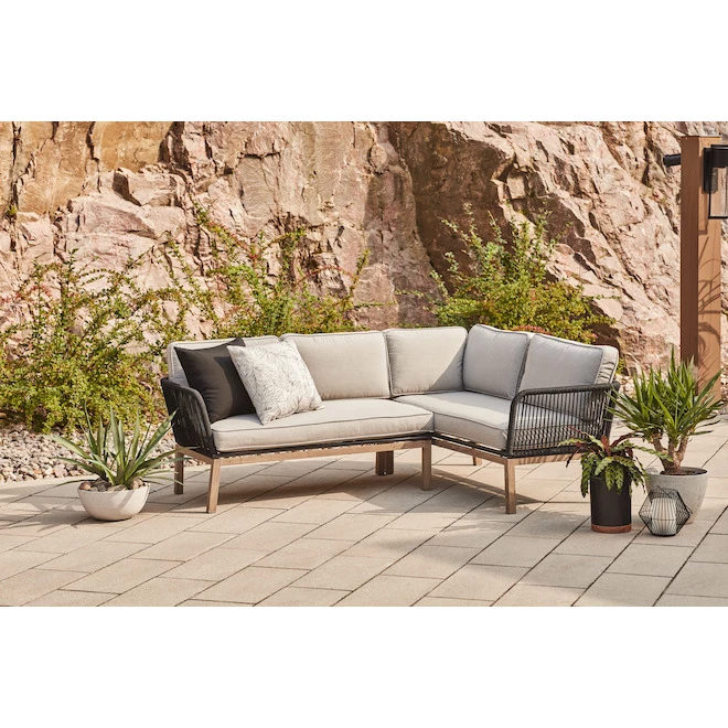 Jardinière en faux béton gris Allen + Roth de 16,4 po L x 14,3 po H en résine (1/pqt) 3 Jardinière en faux béton gris Allen + Roth de 16,4 po L x 14,3 po H en résine (1/pqt) – Image 3