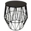 Tabouret de jardin City Oasis Allen + Roth, 18 po, noir