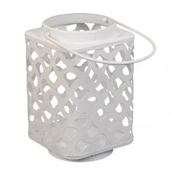 Lanterne Allen + Roth, 5,75", acier doux, blanc