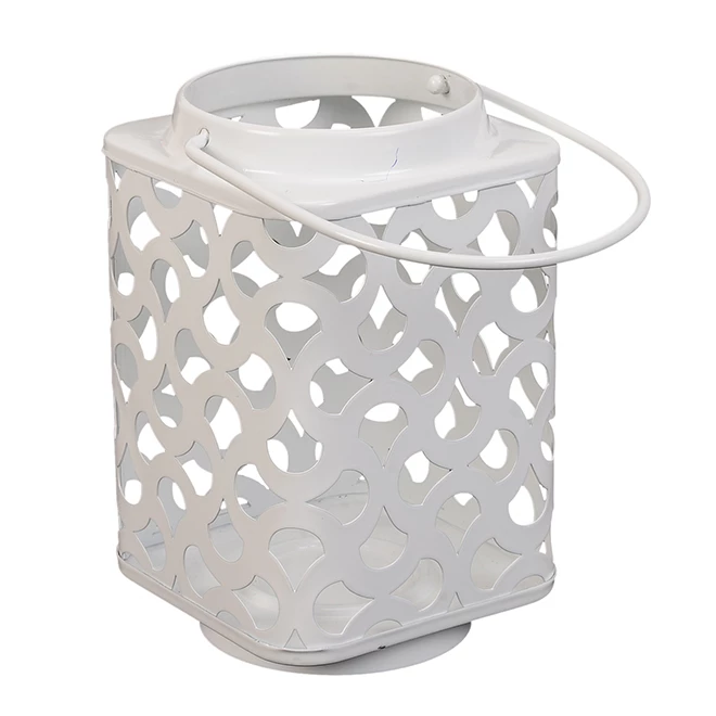 Lanterne Allen + Roth, 5,75", acier doux, blanc 1 Lanterne Allen + Roth, 5,75", acier doux, blanc