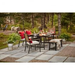 Pot à fleurs avec support Allen + Roth, 12,5 po x 22,25 po, blanc et or -ALLEN + ROTH Soldes Boutique 44945115d L