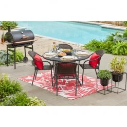 Jardinière en métal noir Allen + Roth de 12,25 po L x 17,25 po H (1/pqt) -ALLEN + ROTH Soldes Boutique 44945165c L