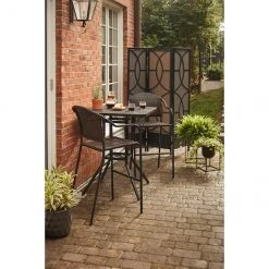 Jardinière en métal noir Allen + Roth de 12,25 po L x 17,25 po H (1/pqt) -ALLEN + ROTH Soldes Boutique 44945165e L