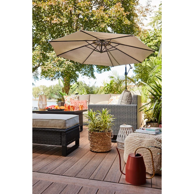 Arrosoir pour le jardinage Allen + Roth de style traditionnel, 1,1 gal, métal, rouge-brun et or 5 Arrosoir pour le jardinage Allen + Roth de style traditionnel, 1,1 gal, métal, rouge-brun et or – Image 5