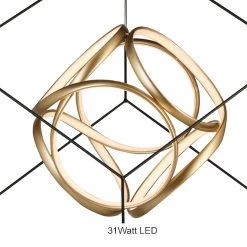 Suspension Allen + Roth à 1 ampoule (laiton et noir mat) -ALLEN + ROTH Soldes Boutique 45095013c L