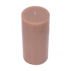 ALLEN + ROTH Bougie pilier, 3" x 7", Garden Party, taupe