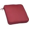 Coussin de siège Ribbon Red de Allen + Roth, oléfine, 20 po x 20 po x 5 po, rouge