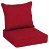 Coussin de chaise, Allen + Roth, 46'' x 25'' x 6'', rouge