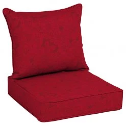Coussin de chaise, Allen + Roth, 46'' x 25'' x 6'', rouge