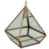 ALLEN + ROTH Terrarium en verre « City Oasis », 8" X 6" X 6", or