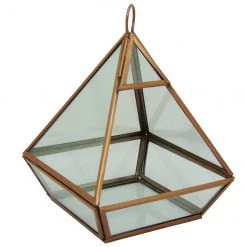 ALLEN + ROTH Terrarium en verre « City Oasis », 8" X 6" X 6", or