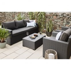 Jardinière Allen + Roth en métal à motifs hexagonaux, graphite noir, 10,25 po -ALLEN + ROTH Soldes Boutique 48215010d L