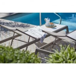 Chaises longue Allen + Roth Westmore à corps en acier, ensemble de 2 -ALLEN + ROTH Soldes Boutique 48655132d L