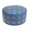Pouf gonflable allen + roth extérieur à motif géométrique, 20 po x 10 po, polyester, multicolore