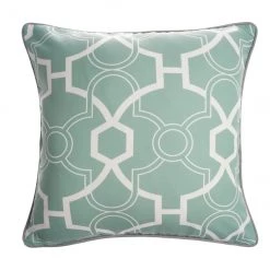 Coussin extérieur Allen + Roth, 18 po x 18 po, polyester, vert