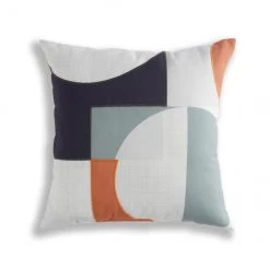 Coussin d'extérieur Allen + Roth à motifs géométriques