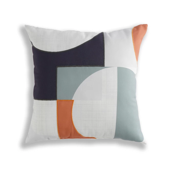 Coussin d'extérieur Allen + Roth à motifs géométriques 1 Coussin d'extérieur Allen + Roth à motifs géométriques