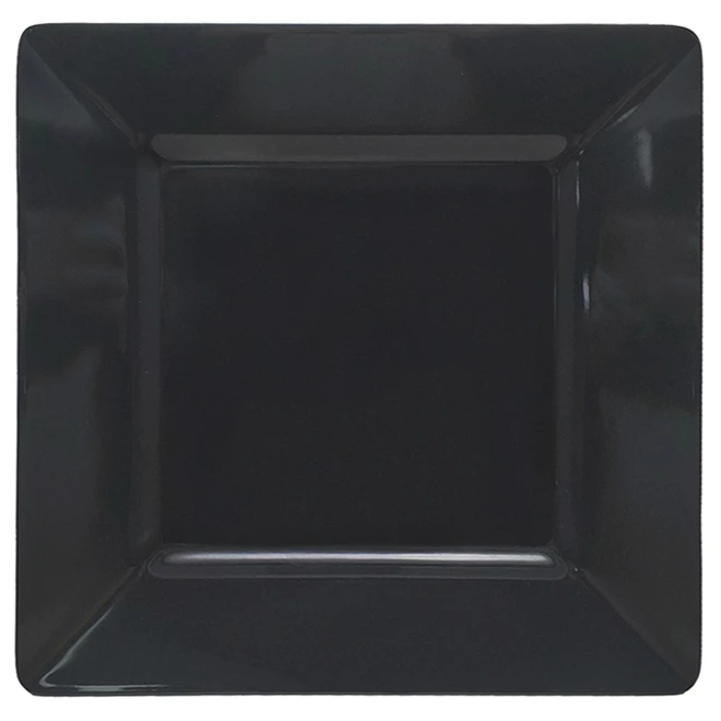 Assiette à diner carrée, Allen + Roth, noir 1 Assiette à diner carrée, Allen + Roth, noir