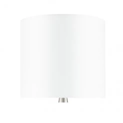 Lampes de table allen + roth, 18,5 po x 8,75 po, métal/tissu, nickel brossé/blanc, ensemble de 2 -ALLEN + ROTH Soldes Boutique 63745000c L